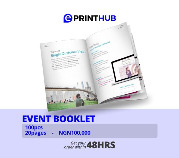 Event Booklets